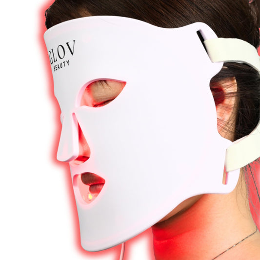 Glov Beauty LED mask front view for at-home sessions