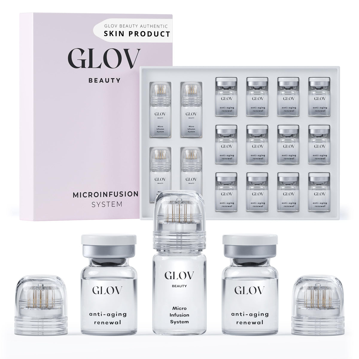 Glov Beauty Micro Infusion System for face and lips boosts radiance with gentle micro-stimuli.