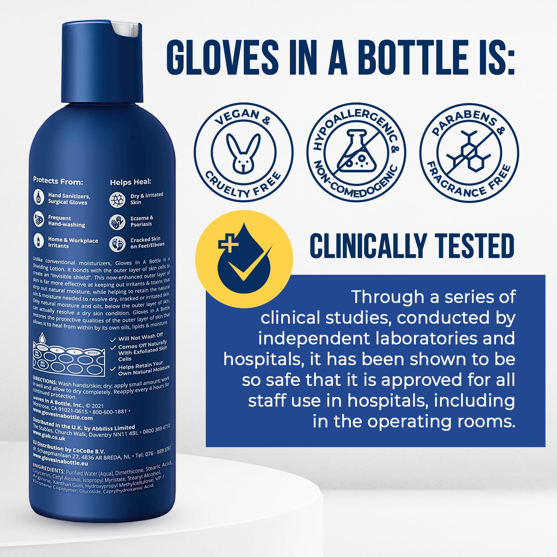 Gloves In A Bottle Shielding Lotion daily use protects against irritants