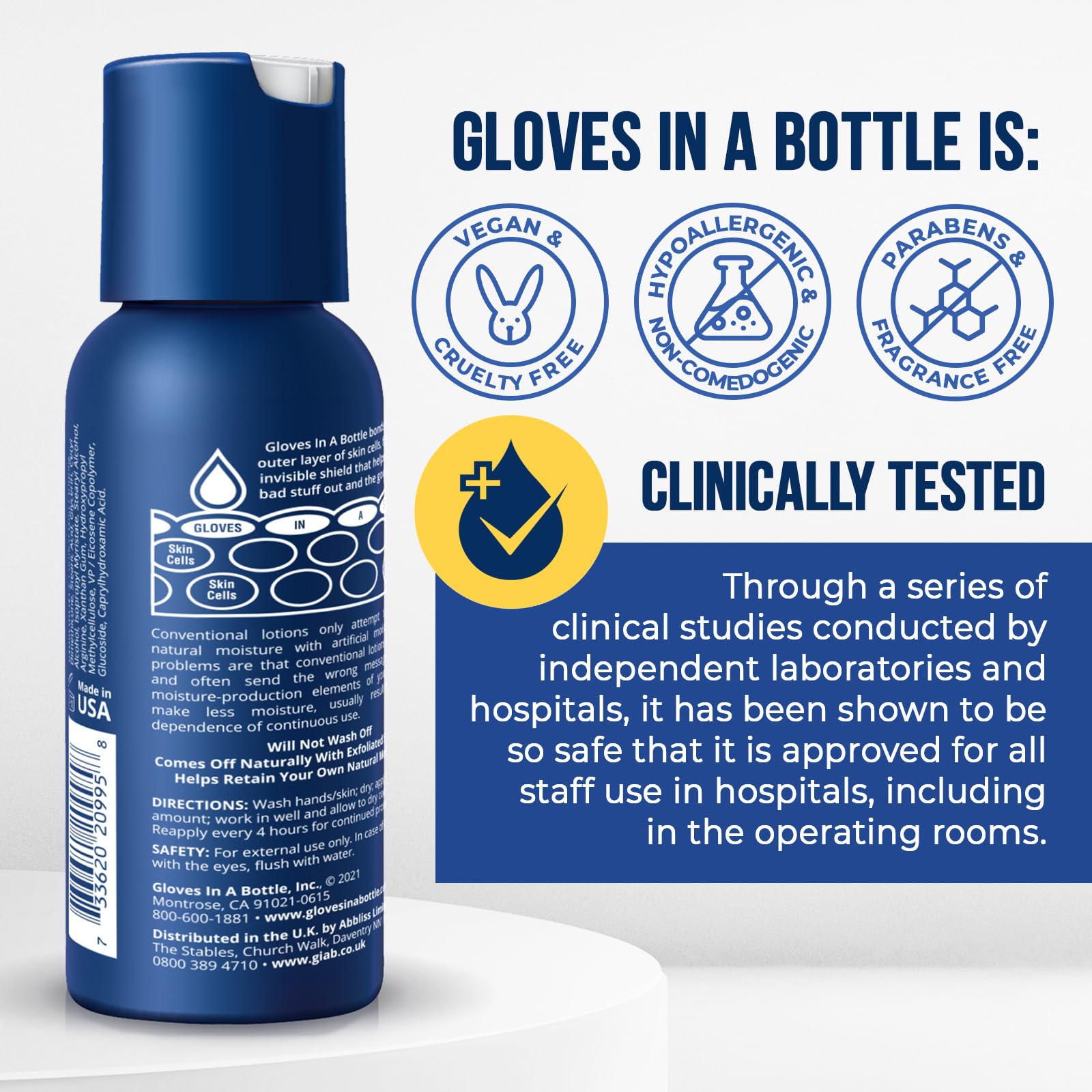 Gloves In A Bottle Shielding Lotion fragrance-free label on front.
