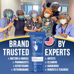 Gloves In A Bottle Shielding Lotion creates protective shield against irritants at work