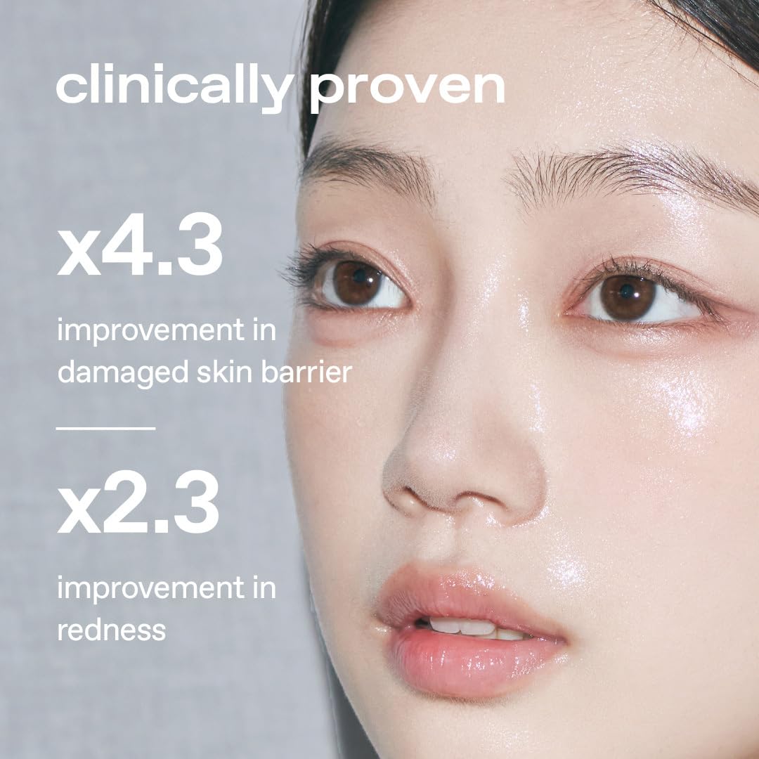Glow Aloe Barrier Moisturizer being applied to calm irritated skin