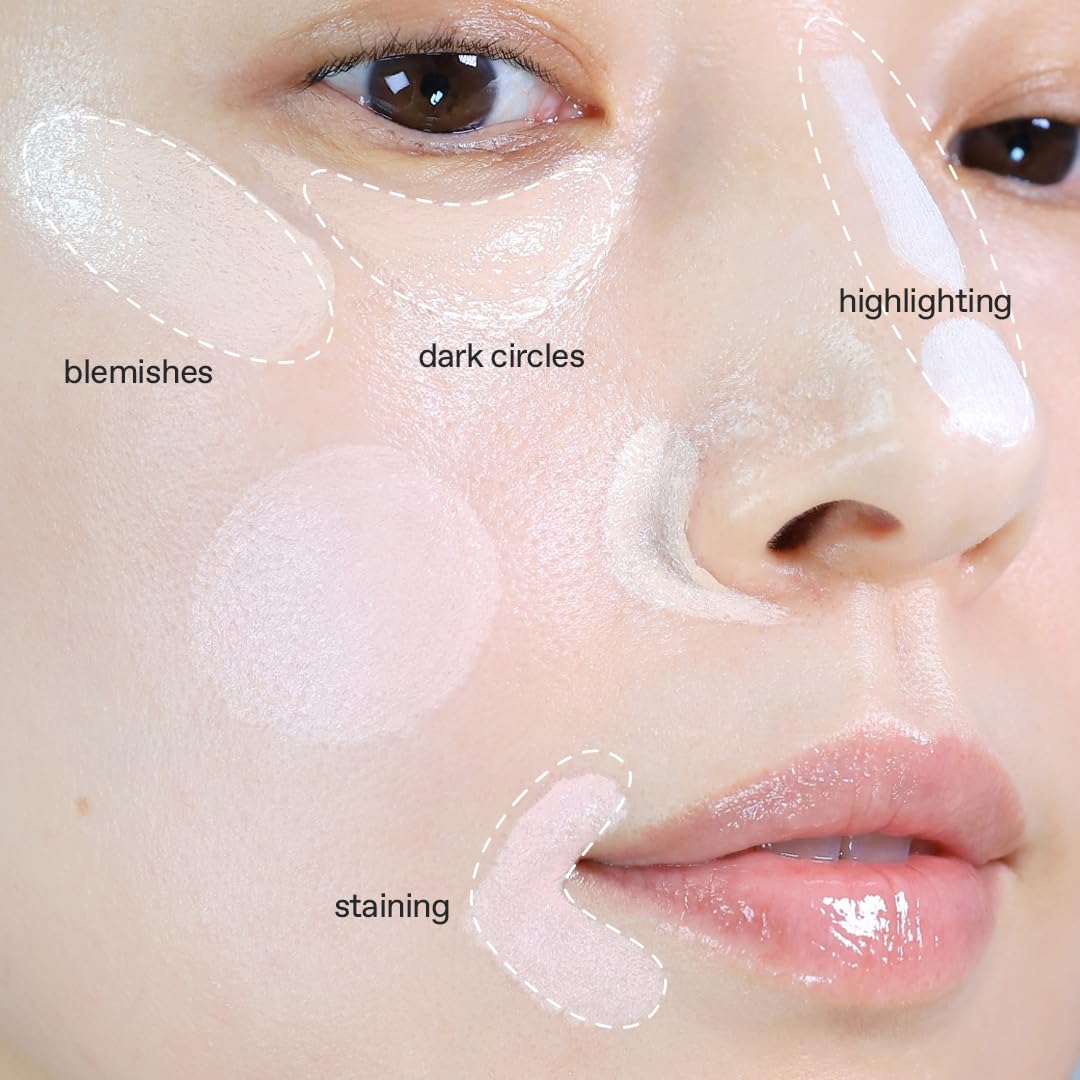 Glow concealer provides crease-free application on delicate areas