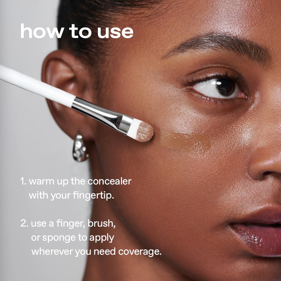 Glow concealer full-coverage beige shade for even tone