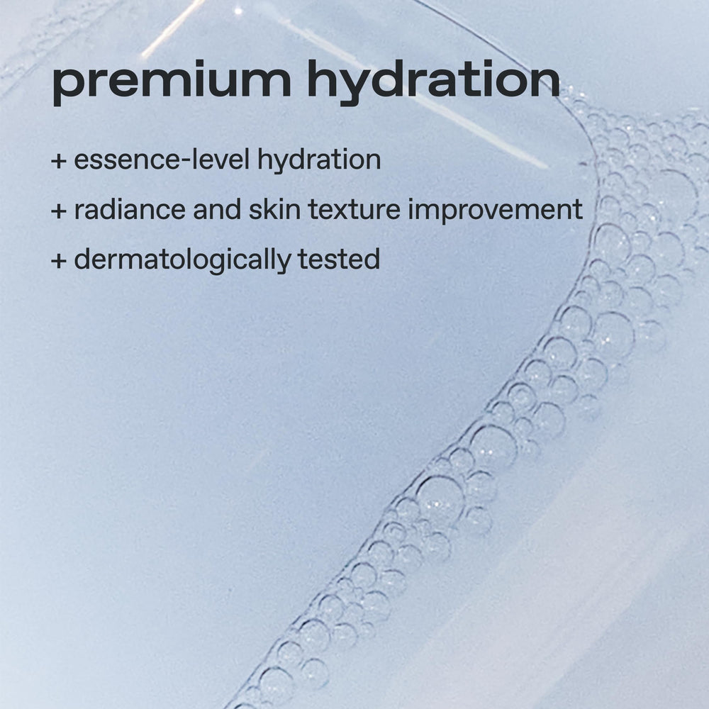 Glow lemon toner texture closeup reveals the clear, watery formula.