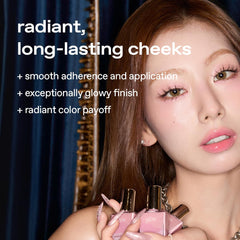 glow liquid blush dewy finish smooths skin with nourished glow
