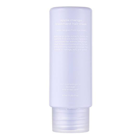 Glow Mini Apple Mango Mask texture close-up for deep conditioning and nourishment.
