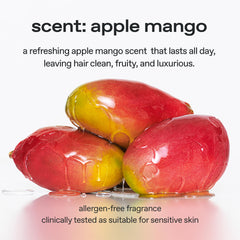 Glow Mini Apple Mango Scalp Care demonstrates scalp revitalization potential.