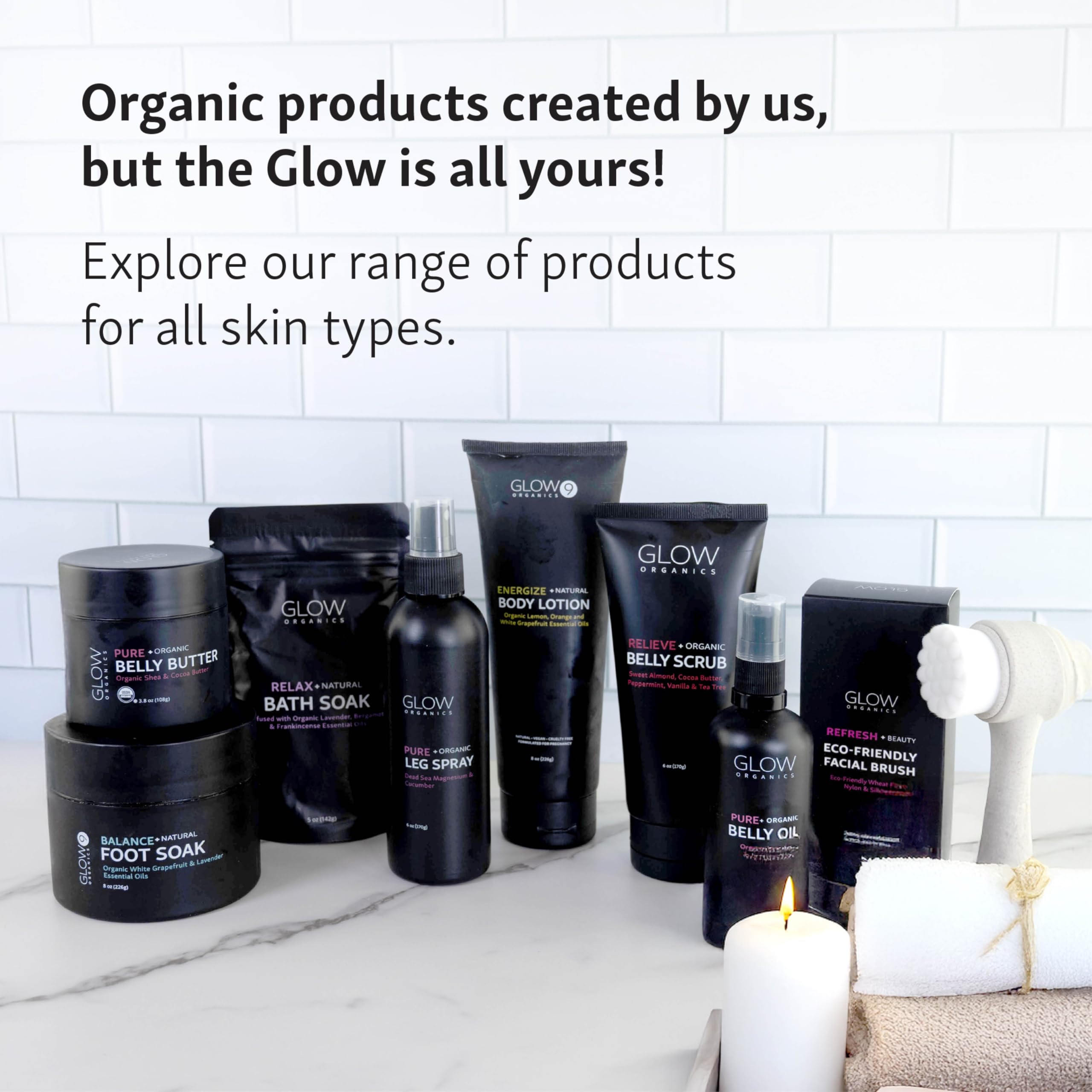 Glow Organics Belly Butter is suitable for sensitive skin across pregnancy stages