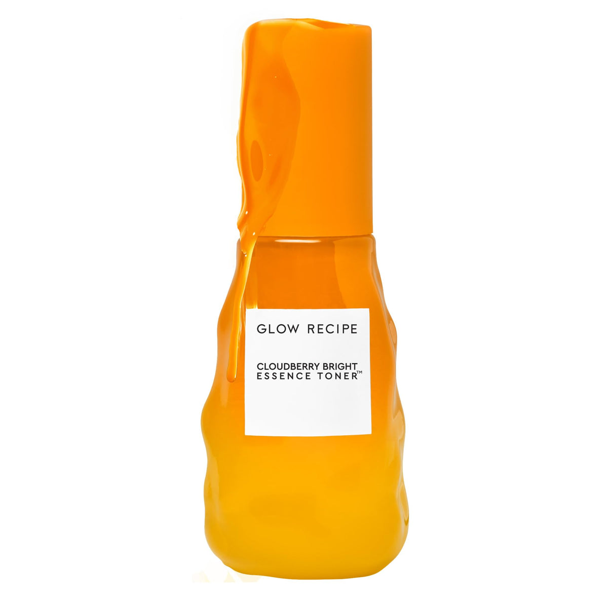 Glow Recipe cloudberry toner bottle shows travel-size packaging for on-the-go brightness.