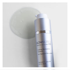 Glowbiotics Calming Restorative Treatment ingredients and peptides supporting skin resilience and firmness