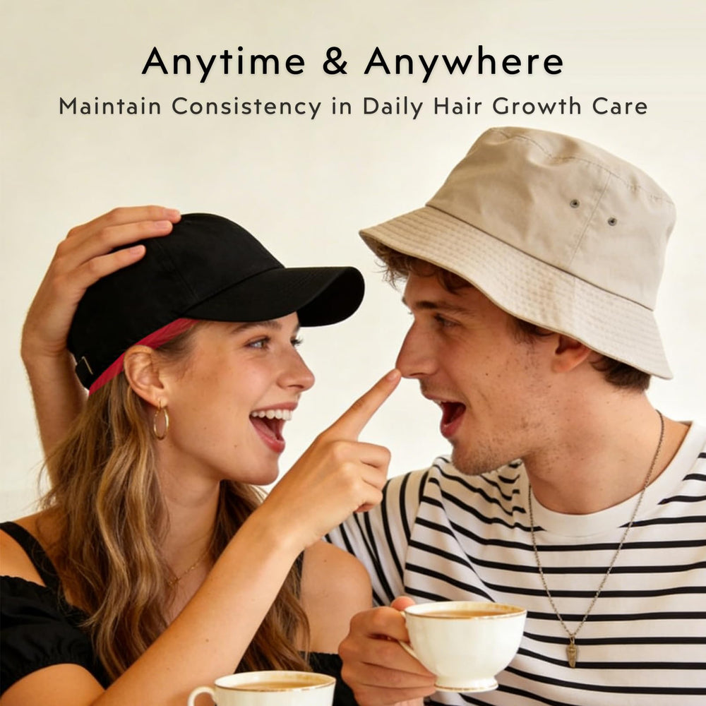 GlowFars travel-friendly cap supports home and travel care