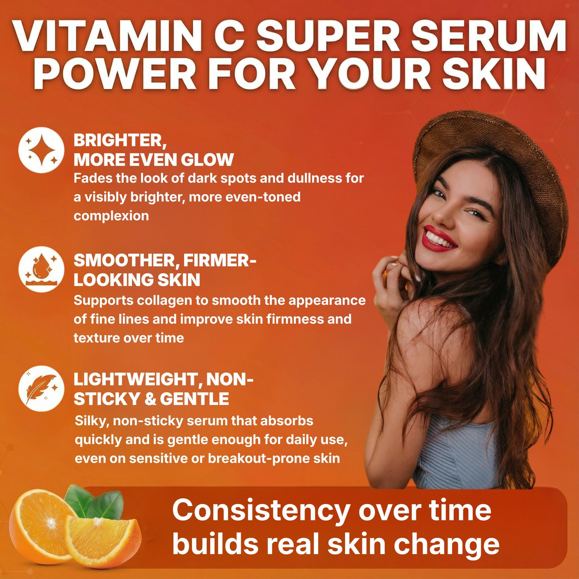 GlowMedik Vitamin C Serum close-up showing clear texture for everyday hydration.