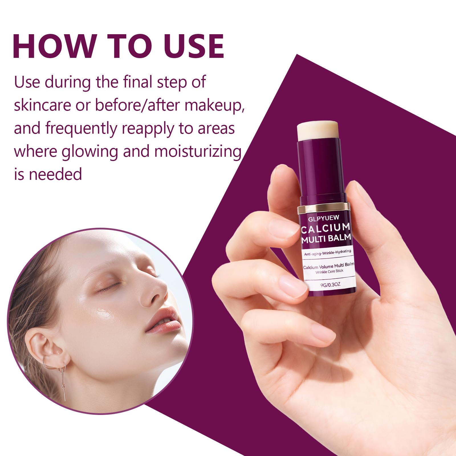 GLPYUEW calcium-multi-balm ingredients highlight calcium and vitamin D