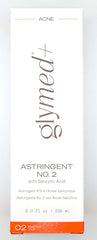 GlyMed Plus Serious Action Astringent No. 2 bottle for refreshing cleansing and acne care.