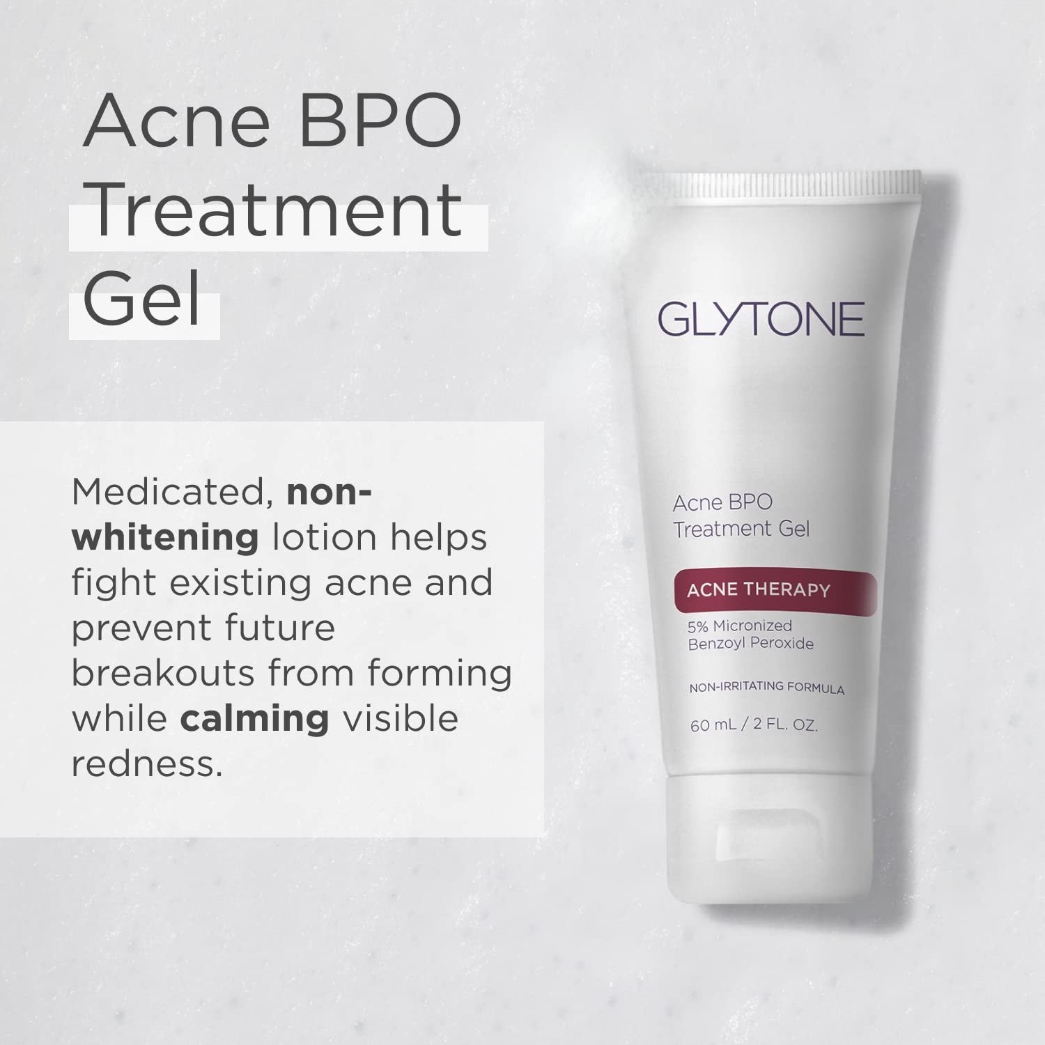 GLYTONE BPO Gel minimizes pores and controls oil on oily skin