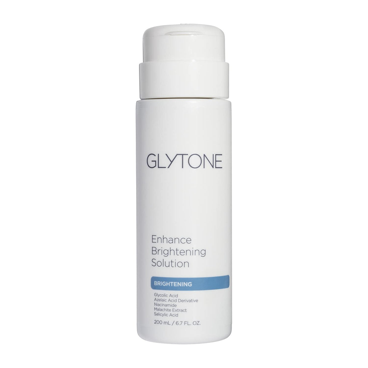 GLYTONE Enhance Brightening Solution bottle for even-toned, radiant skin