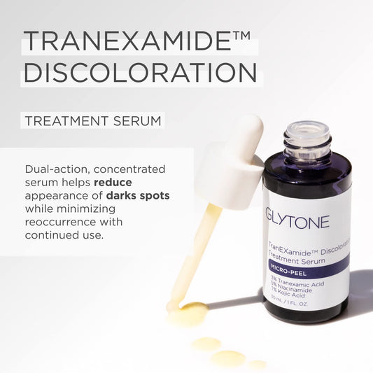 Glytone TranEXamide serum drop, fast-absorbing for even tone.