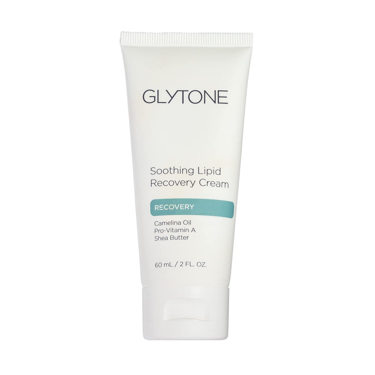 Glytone Soothing Lipid Recovery Cream jar closeup showing rich texture for dry skin