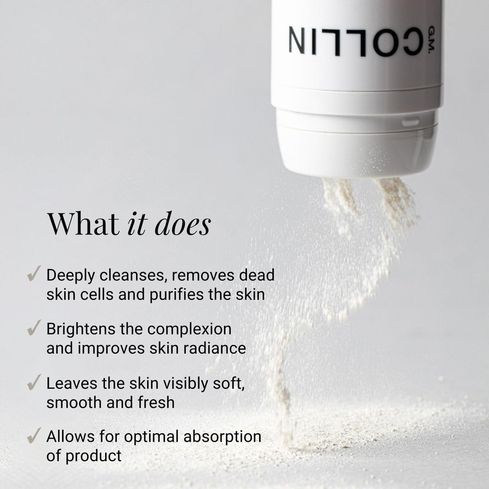 G.M. COLLIN Active Exfoliant Powder mousse texture is easy to apply.