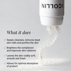 G.M. COLLIN Active Exfoliant Powder mousse texture is easy to apply.
