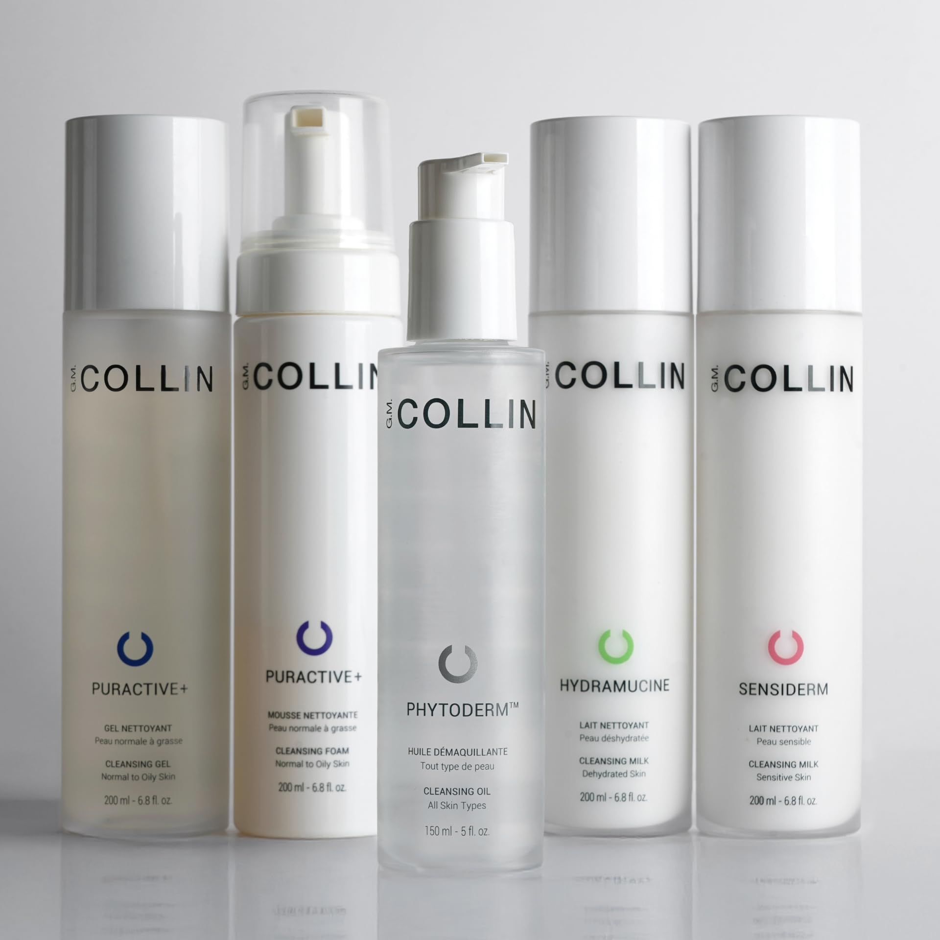 GM Collin Hydramucine Cleansing Milk carton packaging displaying brand—compact and travel-friendly