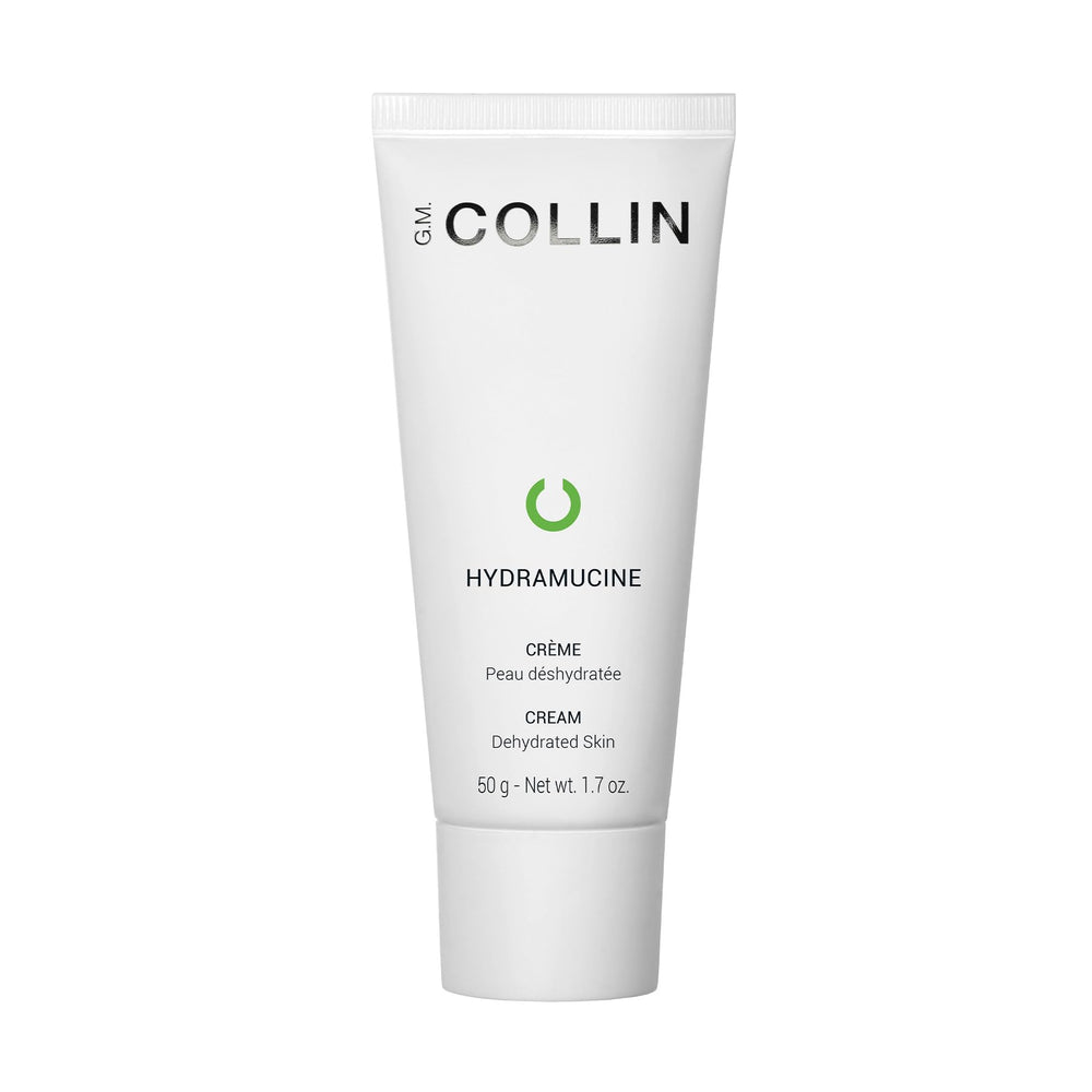 G.M. COLLIN Hydramucine Cream tube close-up, rich hydration for dry skin