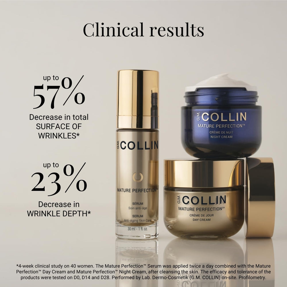 G.M. COLLIN Day Cream silk swatch demonstrates even spread and comfortable finish.