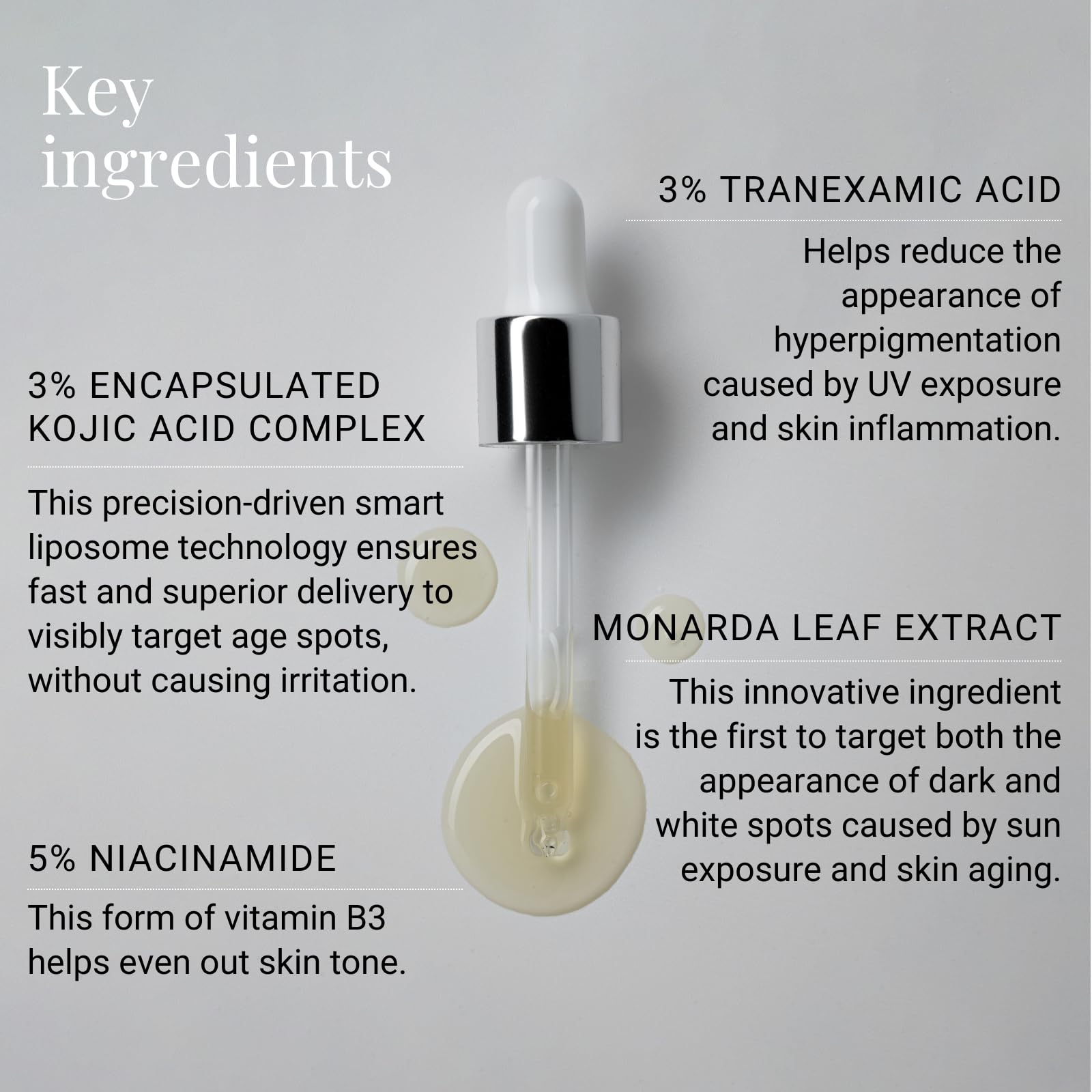 G.M. COLLIN Radiance-boosting serum texture glides smoothly over skin.