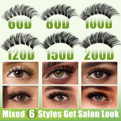 Gmagictobo 430-piece lash clusters kit for DIY salon-quality lashes at home.