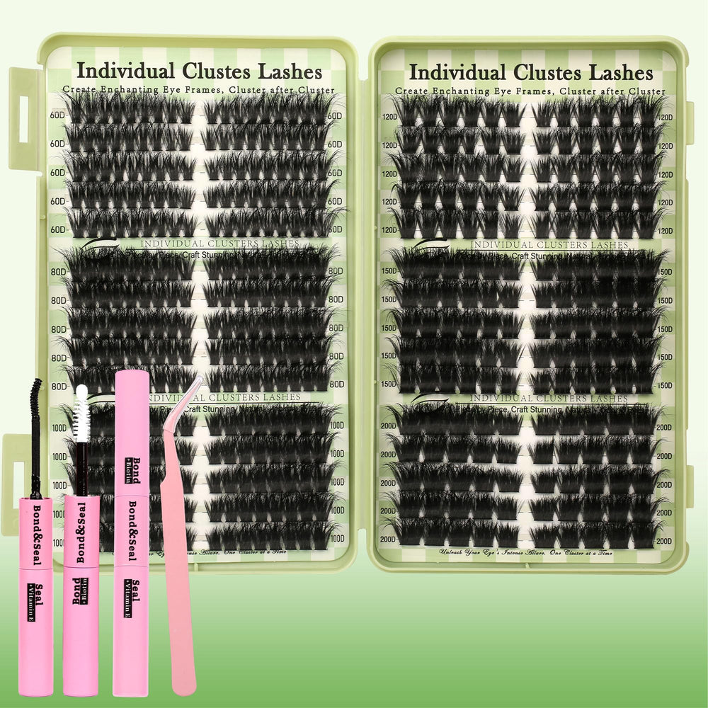 Gmagictobo cat-eye lash clusters design enhances eye shape for dramatic lashes.