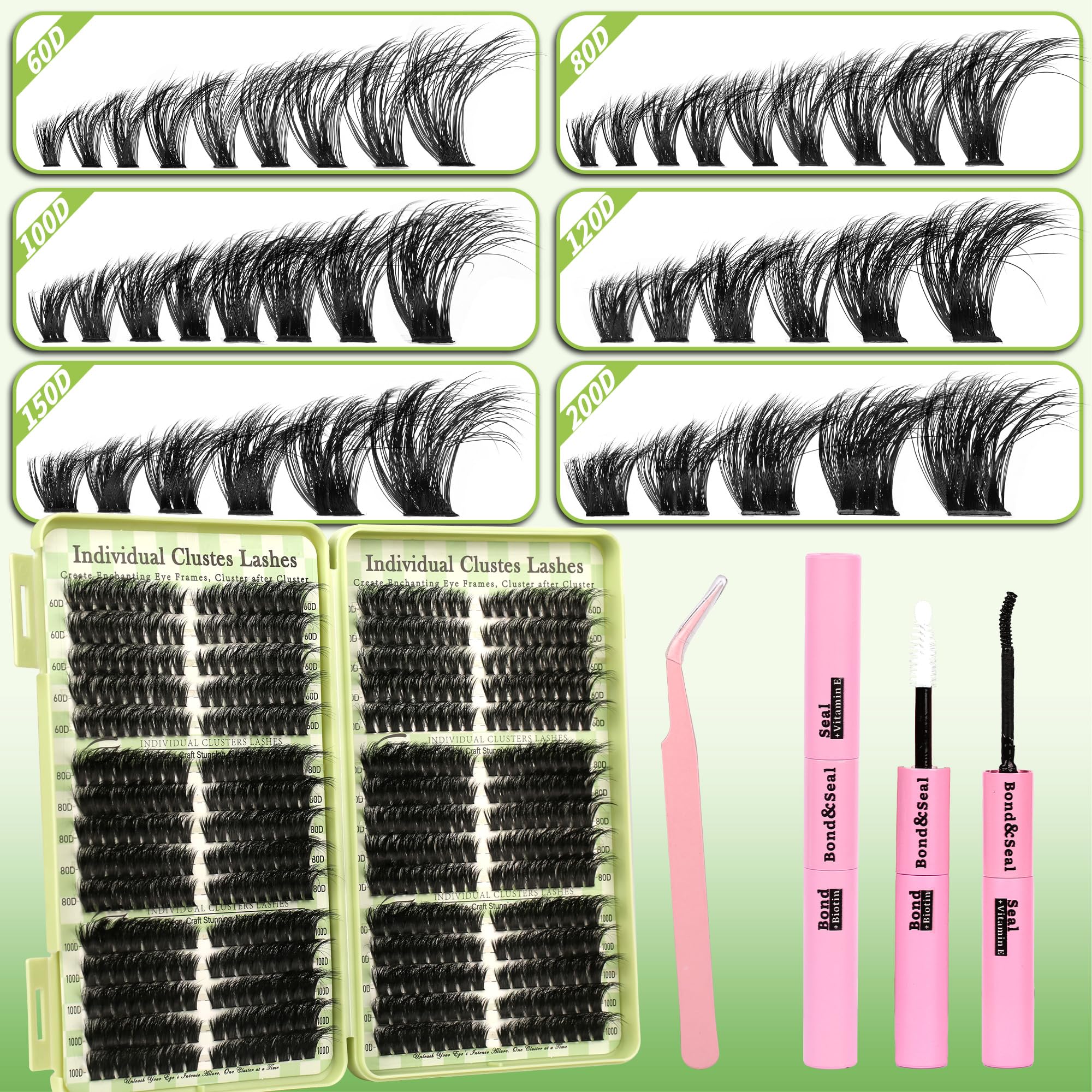 Gmagictobo various lengths 10–18mm enable customizable eye makeup looks.