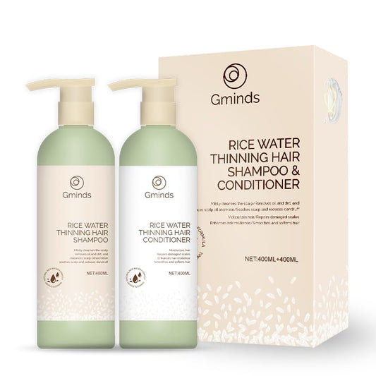 Gminds Rice Water Conditioner bottle, hydration and manageability