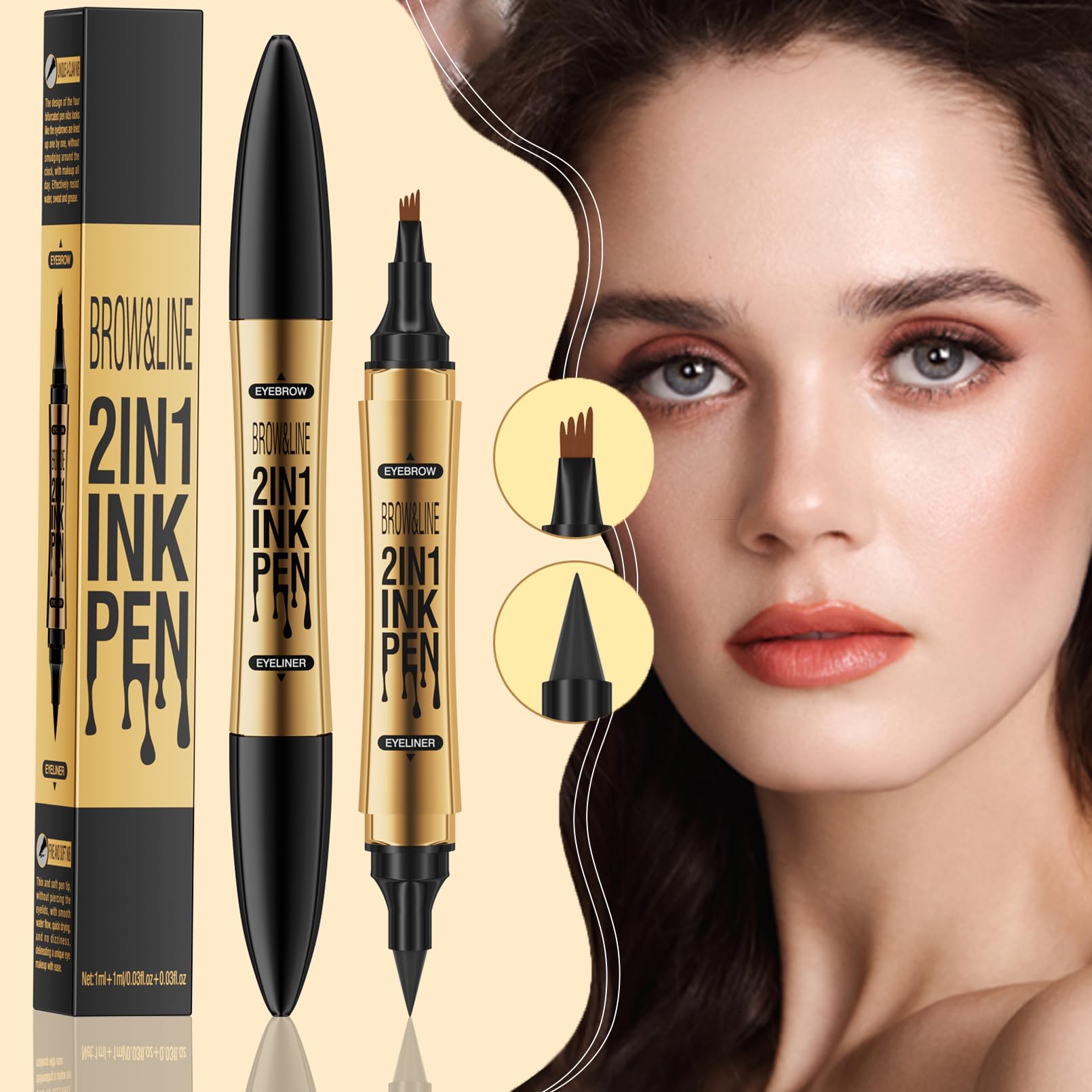 GOALSEN gentle formula close-up highlighting skin-friendly makeup