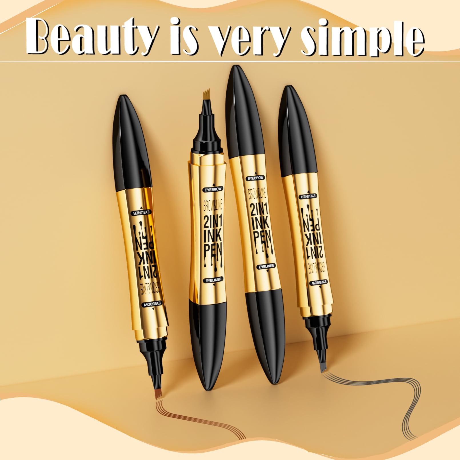 GOALSEN slim 5-inch pencil close-up ideal for on-the-go touch-ups