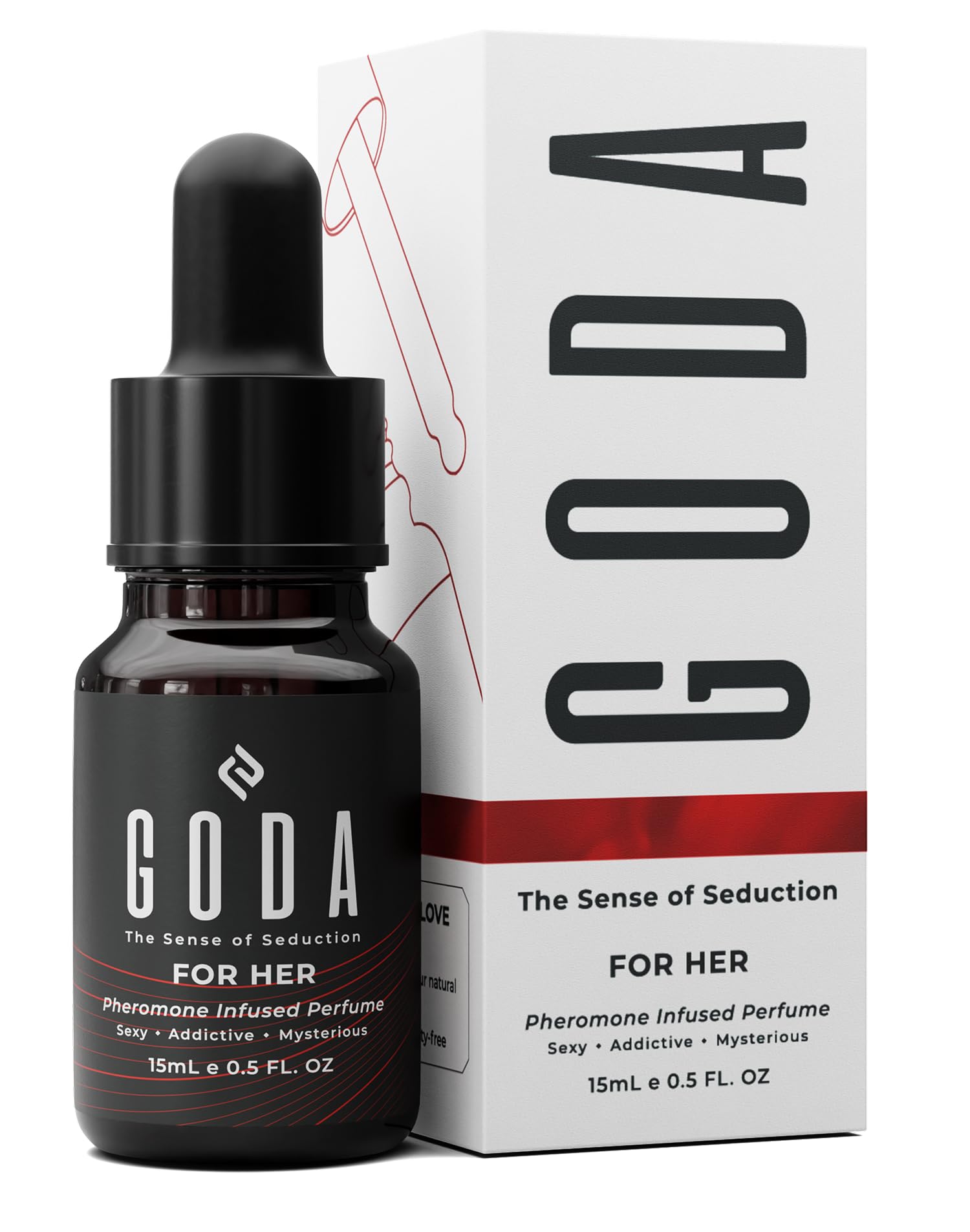 GODA Pheromones Perfume bottle with original label, long-lasting scent for daily wear.
