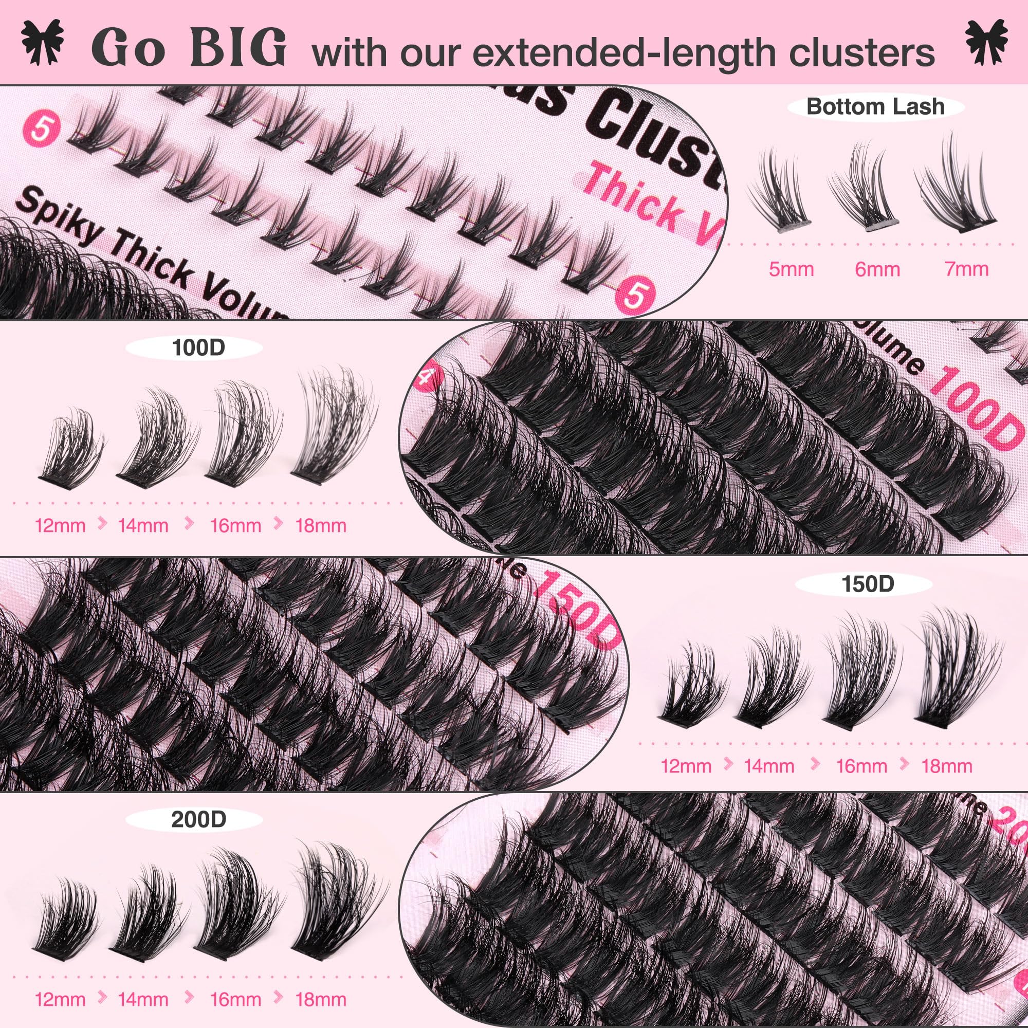 Goddvenus 12-18mm length options for gradient and volume looks