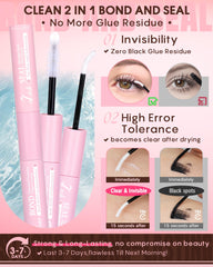 Goddvenus complete DIY lashes kit includes 216 natural clusters and tools