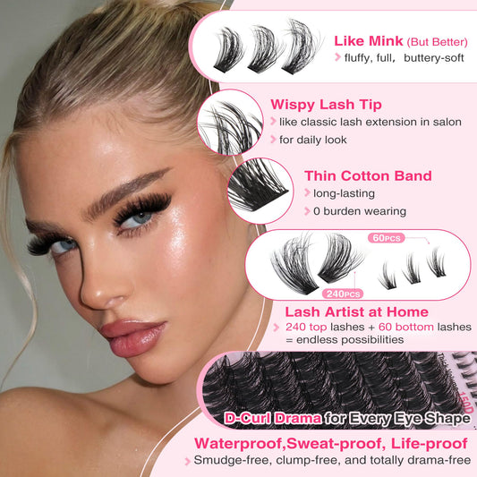 Goddvenus D-Curl lashes for dramatic lift and all-day wear