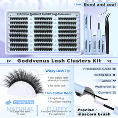 Goddvenus DIY Lash Extensions Kit for easy home use