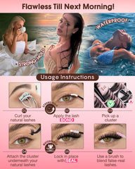 Goddvenus premium tweezers and brush for precise application