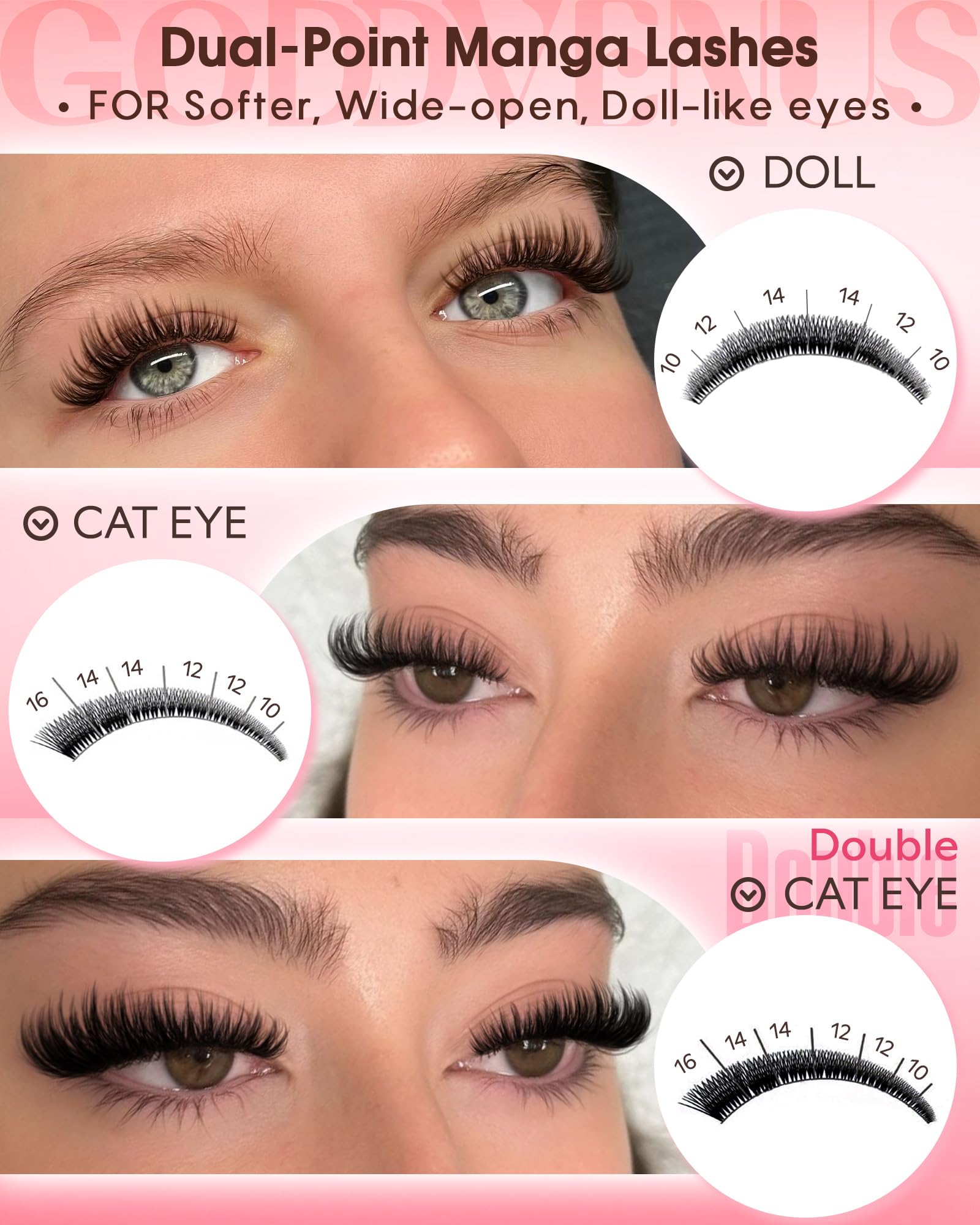 Goddvenus lash bond and seal offers durable wear with no visible residue