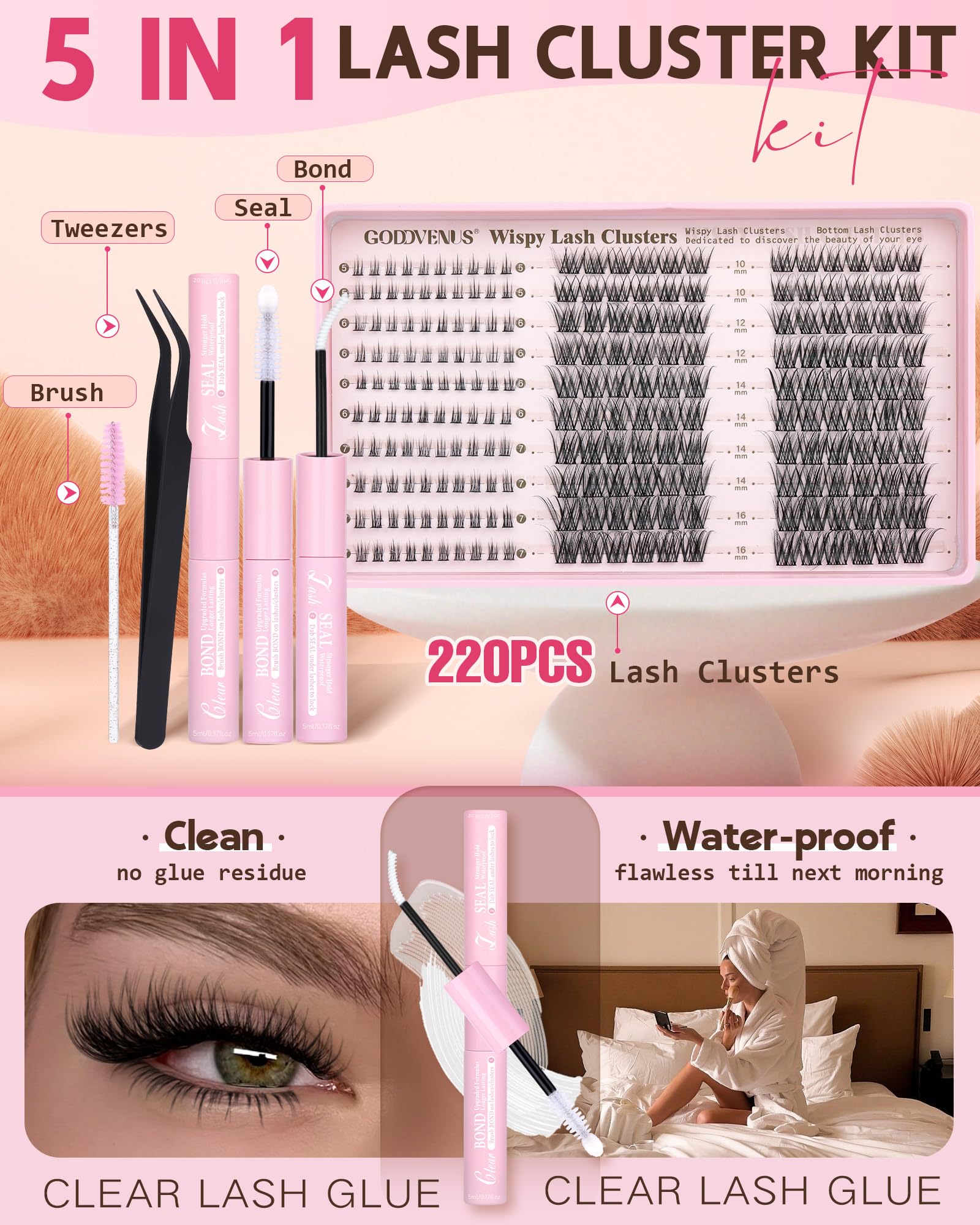 Goddvenus bottom lash clusters completing the eye-circle look