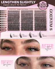 Goddvenus Pro-grade kit design with wispy clusters close-up