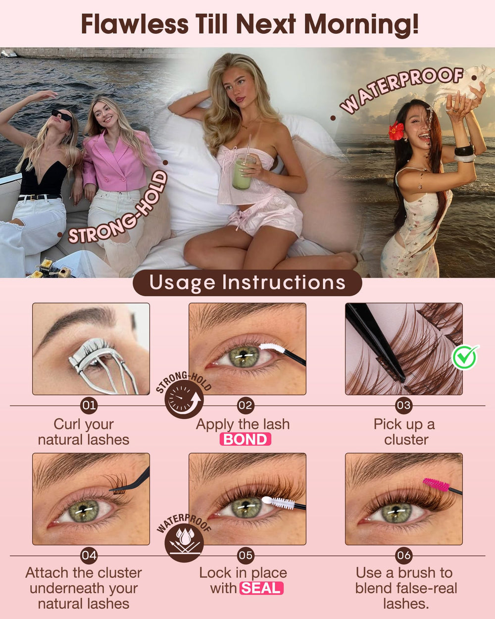 Goddvenus mix natural and cat-eye clusters for versatile looks