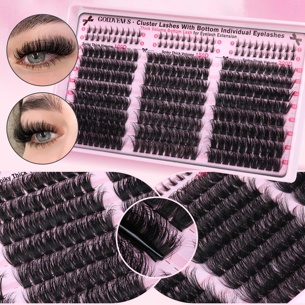 Goddvenus upper and lower lash set for DIY extensions