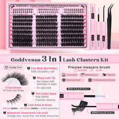 Goddvenus vanity-ready kit for pro-grade home results