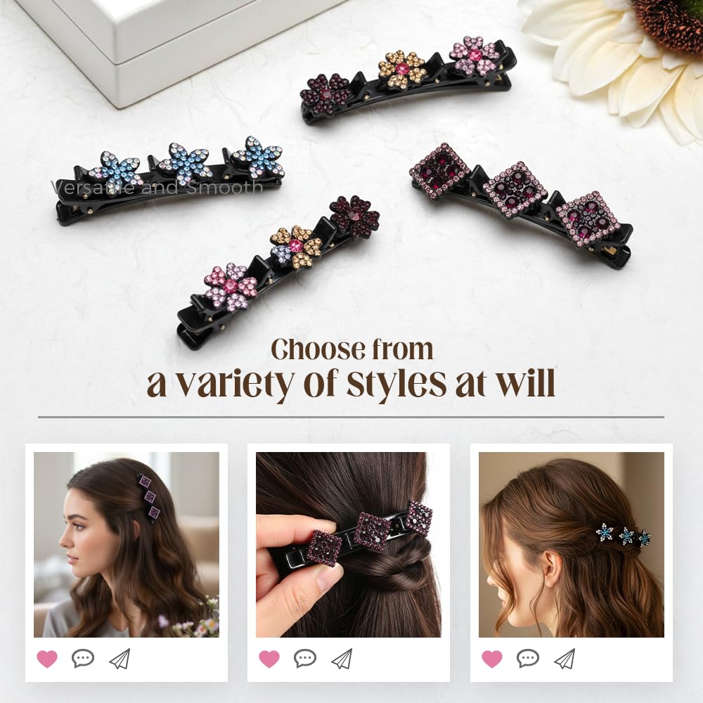 Godmifa elegant crystal hair clip keeps styling secure and chic.