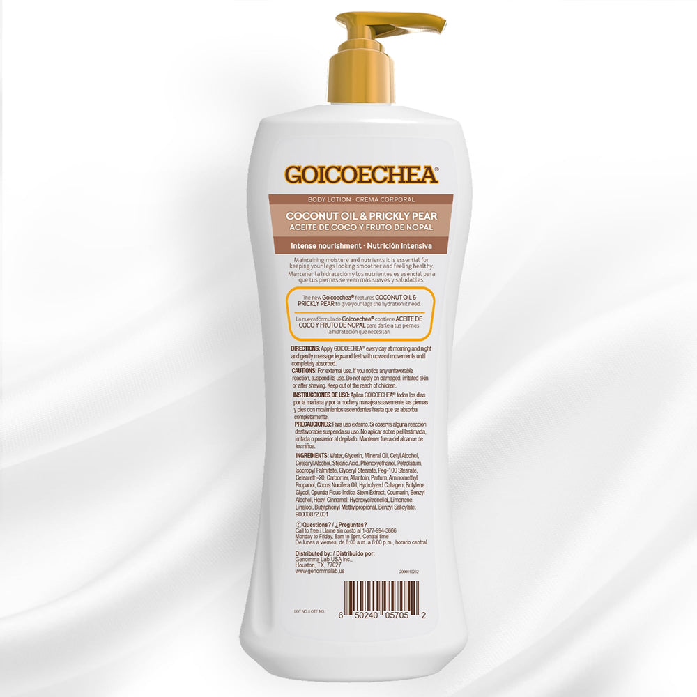 Goicoechea Apply and massage legs during morning routine.