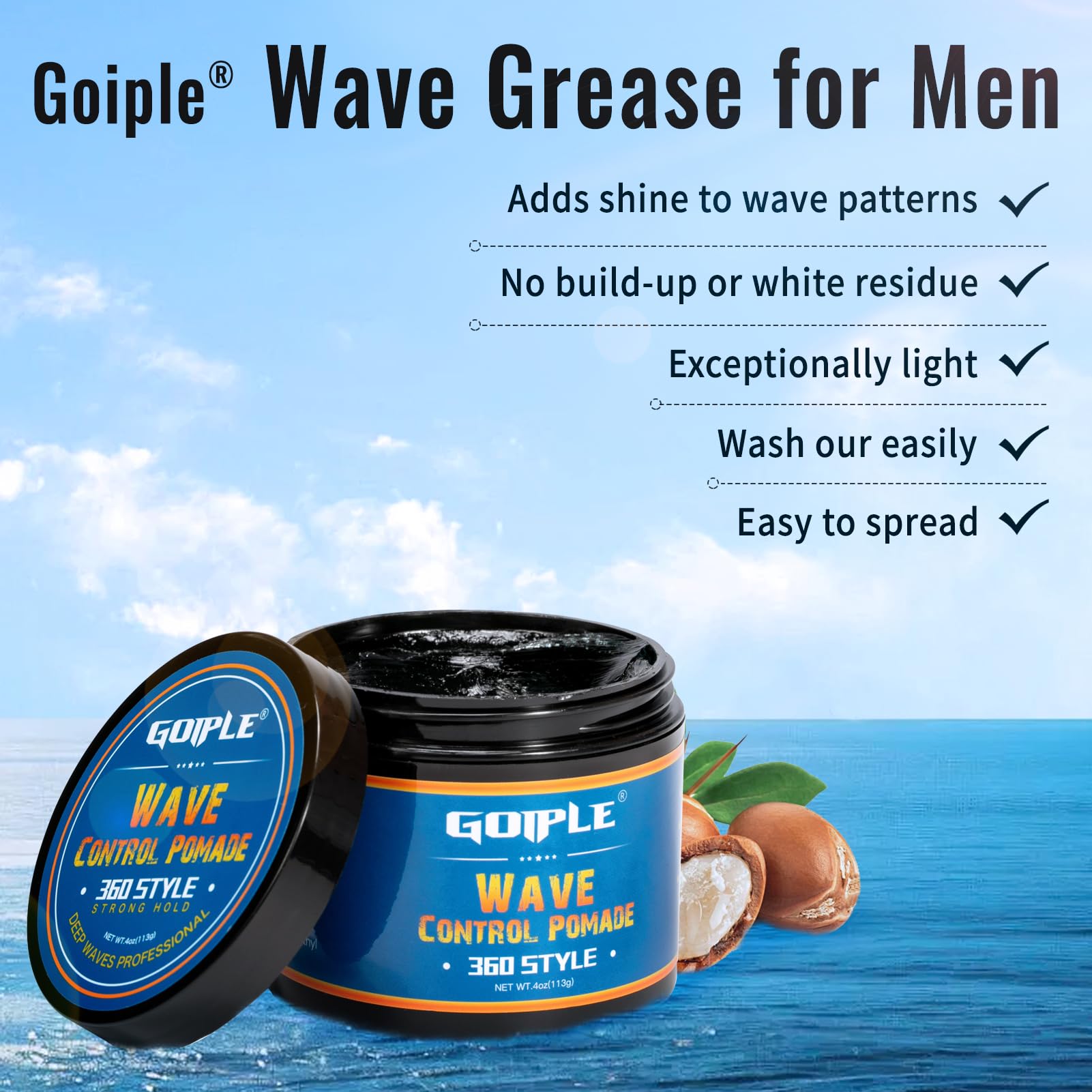 Goiple 360 waves training guide visual for consistent styling.